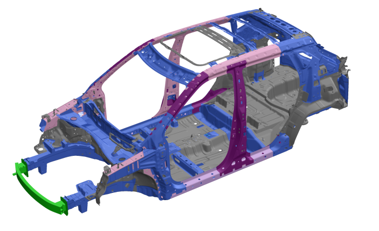 металевий кузов JS4 виконаний з надміцної сталі